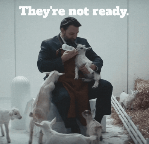 Severance Baby Goats GIF