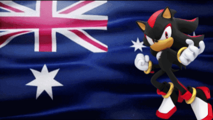 Shadow And Rake Waving GIF
