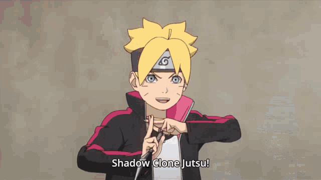 Shadow Clone Jutsu Kage Bunsin Non Jutsu GIF