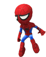 Shaking Head Spider Man Sticker