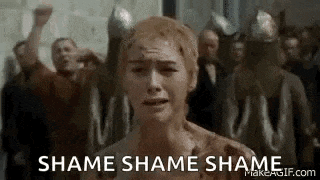 Shame Game Of Thrones GIF