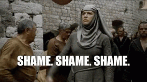 Shame Got GIF. This 498 x 278 animated GIF is part of our shame game of thrones collection. Related themes include shame. Created by xaviercy. View the…