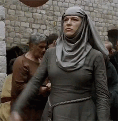 Shame Septa GIF. This 483 x 498 animated GIF is part of our shame game of thrones collection. Related themes include shame. Created by SeanCorrain. View the…