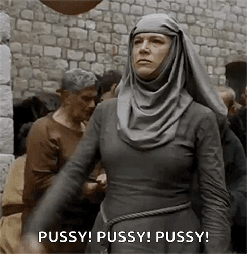 Shame Septa GIF. This 484 x 498 animated GIF is part of our shame game of thrones collection. Related themes include shame. Created by whadupb. View the…