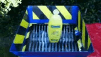 Shampoo Bottle Shredder GIF