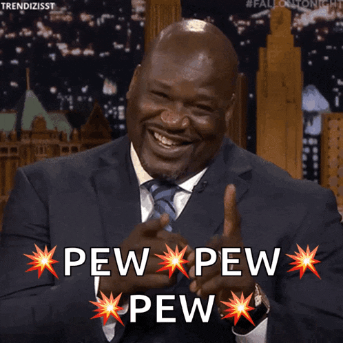Shaq Pointing GIF