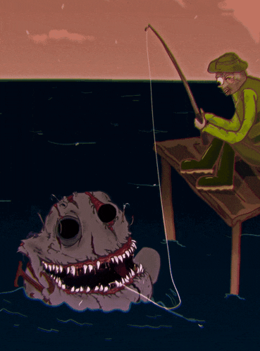 Shark Creepy GIF