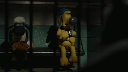 Shaun The Sheep Prison GIF