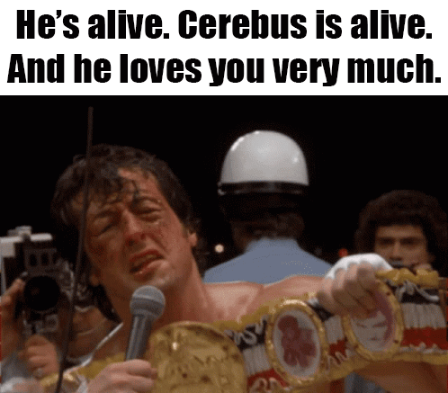 Shawn Breezy Cerebus The Aardvark GIF