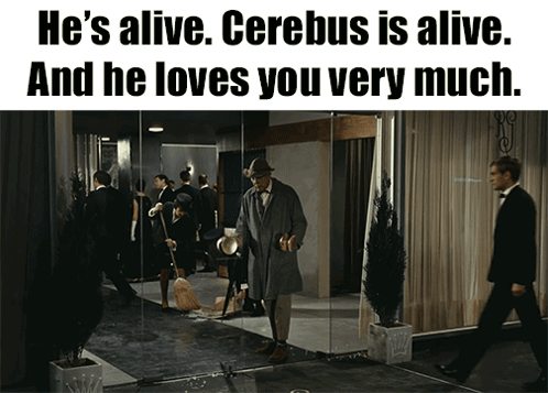 Shawn Breezy Cerebus The Aardvark GIF