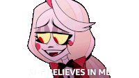 She Believes In Me Charlie Sticker