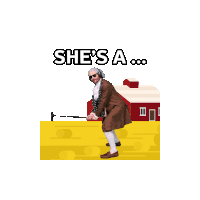 She Is A Benjammins Sticker