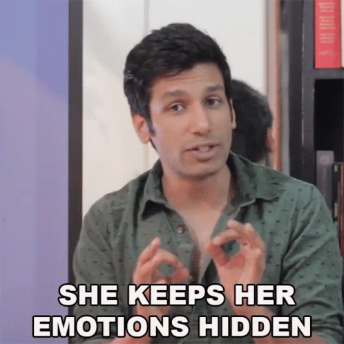 She Keeps Her Emotions Hidden Kanan Gill GIF. This 498 x 498 animated GIF is part of our my emotions collection. Created by KananGill. View the original…