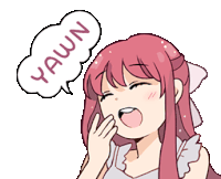 Shelter Yawn Sticker