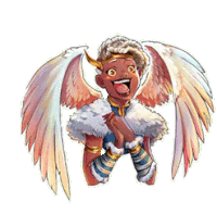 Sheperd Angel Sticker