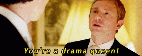 Sherlock Drama Queen GIF