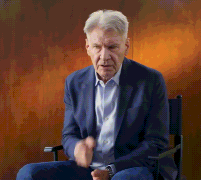 Shh Harrison Ford GIF