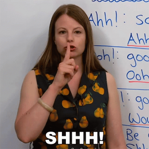 Shhh Emma GIF