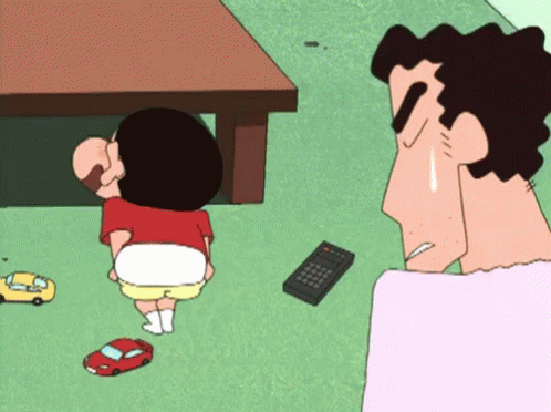 Shinchan Tease GIF