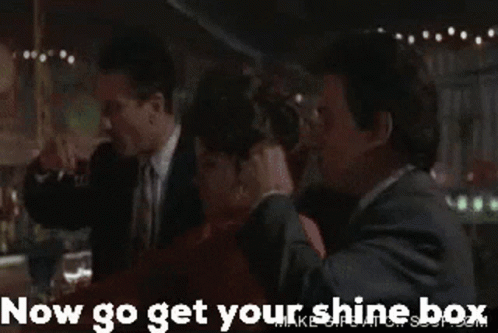 Shine Box Goodfellas GIF. This 498 x 333 animated GIF is part of our joe pesci casino collection. Related themes include goodfellas. Created by alphie. View…
