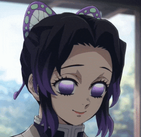 Shinobu Kocho Eye Twitch GIF
