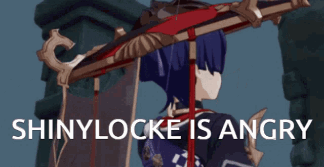 Shinylocke Shinylocke Angry GIF