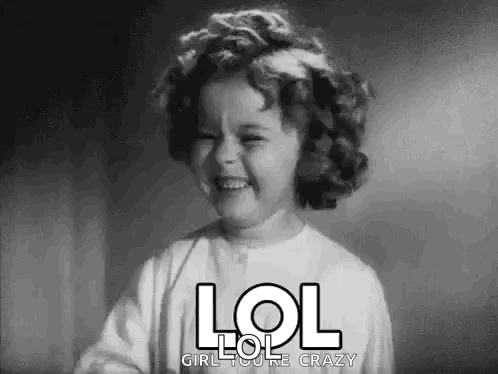 Shirley Temple Lol GIF. This 498 x 374 animated GIF is part of our mort de rire collection. Related themes include laugh, laughing, lol. Created by…