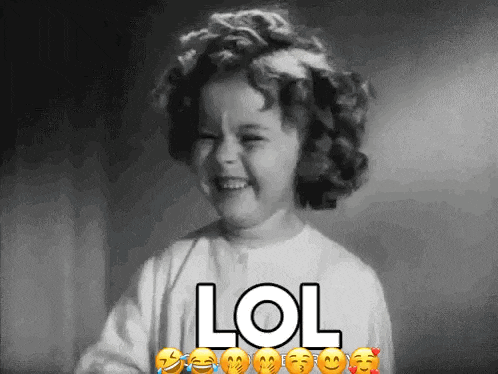 Shirley Temple Lol GIF