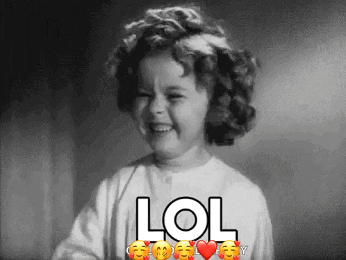 Shirley Temple Lol GIF
