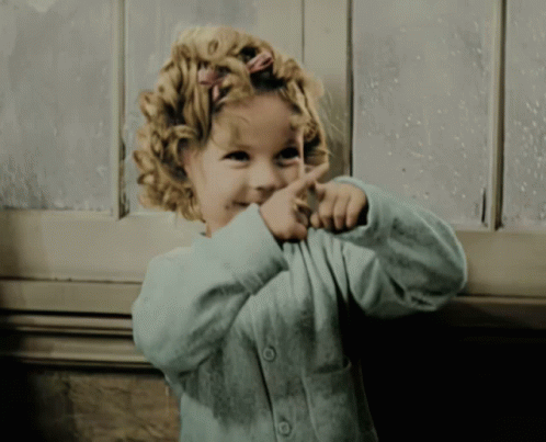 Shirley Temple Shame On You GIF