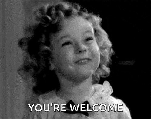 Shirley Temple Smile GIF