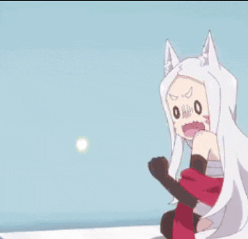 Shiro Anime Run GIF
