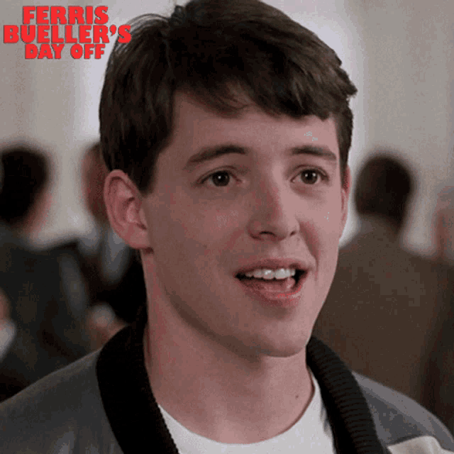 Shocked Matthew Broderick GIF