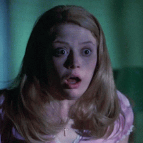 Shocked Megan GIF