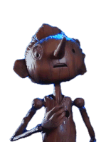 Shocked Pinocchio Sticker