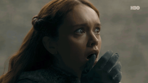 Shocked Queen Alicent Hightower GIF