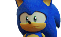 Shocked Sonic The Hedgehog Sticker