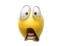 Shocked Sticker
