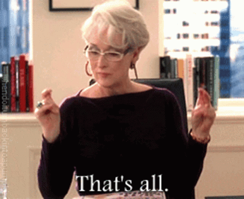 Shoo Go Away GIF. This 498 x 407 animated GIF is part of our miranda priestly collection. Created by ludaddario. View the original animation, share it, or…