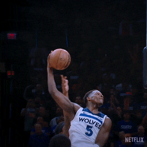 Shooting The Ball Anthony Edwards GIF
