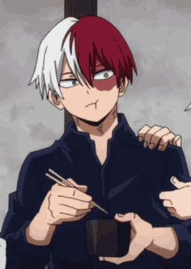 Shoto Eating Rice But Then GIF. This 279 x 392 animated GIF is part of our todoroki shouto collection. Created by thinkboodles. View the original animation…