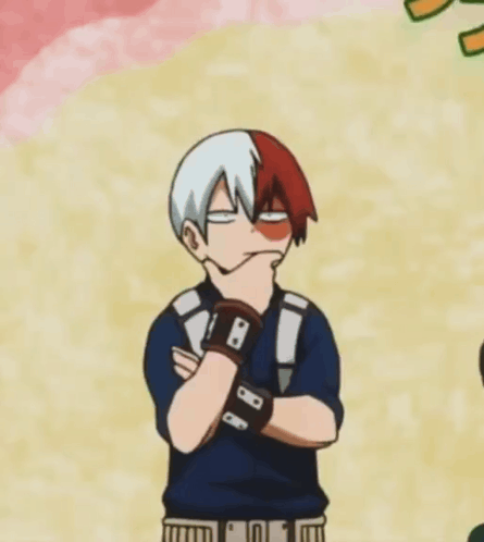 Shoto Shoto Todoroki GIF. This 445 x 498 animated GIF is part of our todoroki shouto collection. Related themes include mha, my hero academia, thinking…
