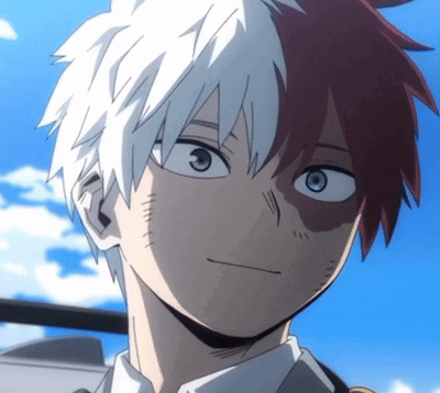 Shoto Todoroki My Hero Academia GIF. This 400 x 358 animated GIF is part of our todoroki shouto collection. Related themes include my hero academia, smile…