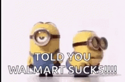 Should Listen More Told You Walmart Sucks GIF. This 498 x 325 animated GIF is part of our thanks for your attention animation minions collection. Related…