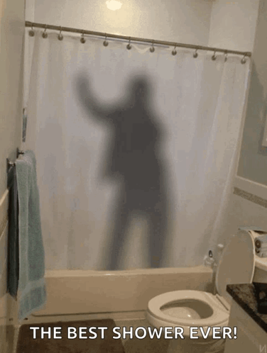 Shower Time GIF