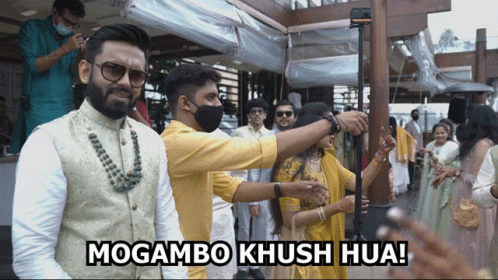 Shranaren Matar GIF. This 498 x 280 animated GIF is part of our mogambo khush hua collection. Created by matarmedia. View the original animation, share it…
