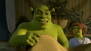 Shrek Bed GIF