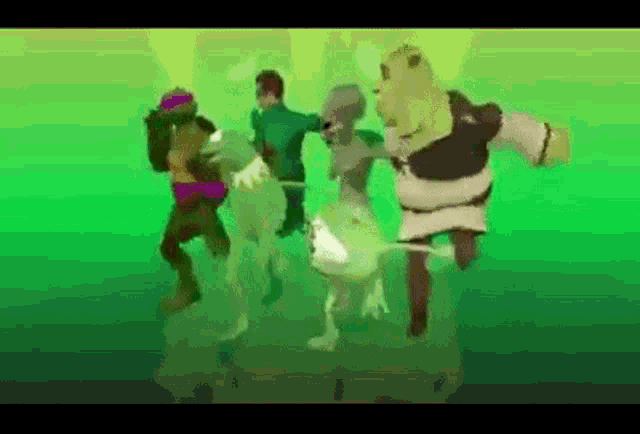 Shrek Green Lantern GIF