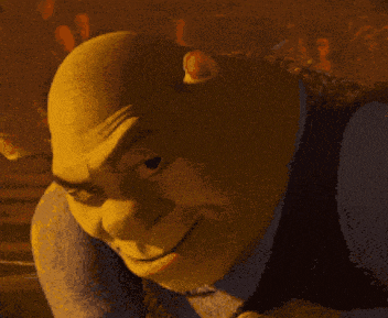 Shrek Smirk GIF