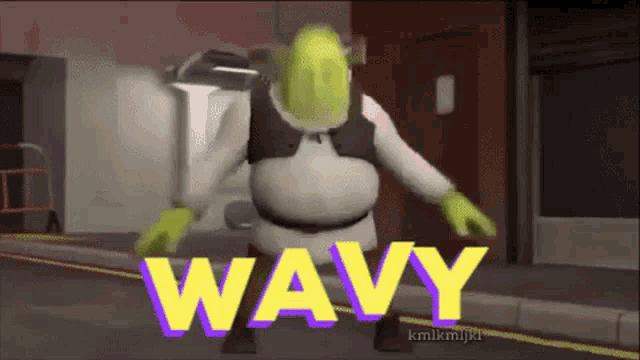 Shrek Wavy GIF